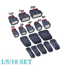 2 Pin to 20 Pin Molex MX150 Motorcycle Automotive Male Female Connector Plug Kit
