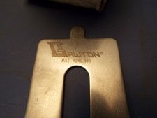 22 LAWTON PRE-CUT SLOTTED 3" x 3" SHIM SIZE B .120 304 Stainless