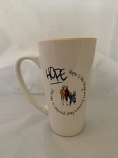 Inspirational Coffee Tea Mug Cup HOPE  Read Description for Quote