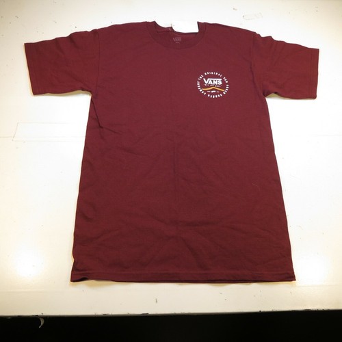 NEW NWT VANS OFF THE WALL SKATEBOARD SKATE SKATER TEE T SHIRT Mens S Purple  - Picture 3 of 3