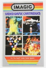 ATARI Video Game Cartridges Catalog IMAGIC 1982 Color Illustrated Pamphlet
