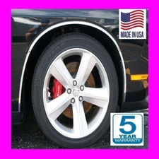 FITS JEEP CHROME WHEEL WELL ARCH FENDER TRIM MOLDING LINER ACCENT SET 4PC c