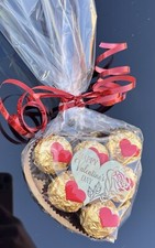 Ferrero rocher Chocolate Hearts Gift tray Hamper love keepsake Mothers  Day