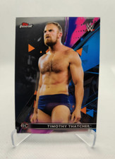 2021 Topps Finest WWE #97 Timothy Thatcher RC Rookie wrestling card