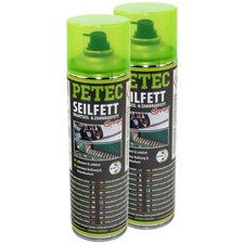 2x 500 ml PETEC 71650 Seilfett Seilfettspray ...