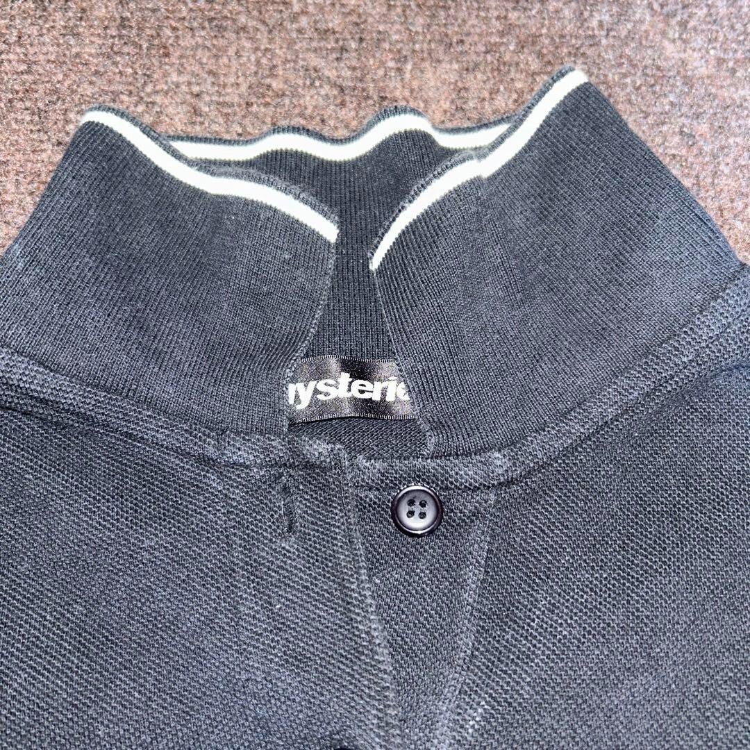 Hysteric Glamour speak no evil Polo Shirt short sleeve Back Free