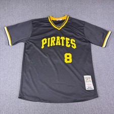Mitchell & Ness Men's Blue Willie Stargell Pirates Authentic T-Shirt Size 56