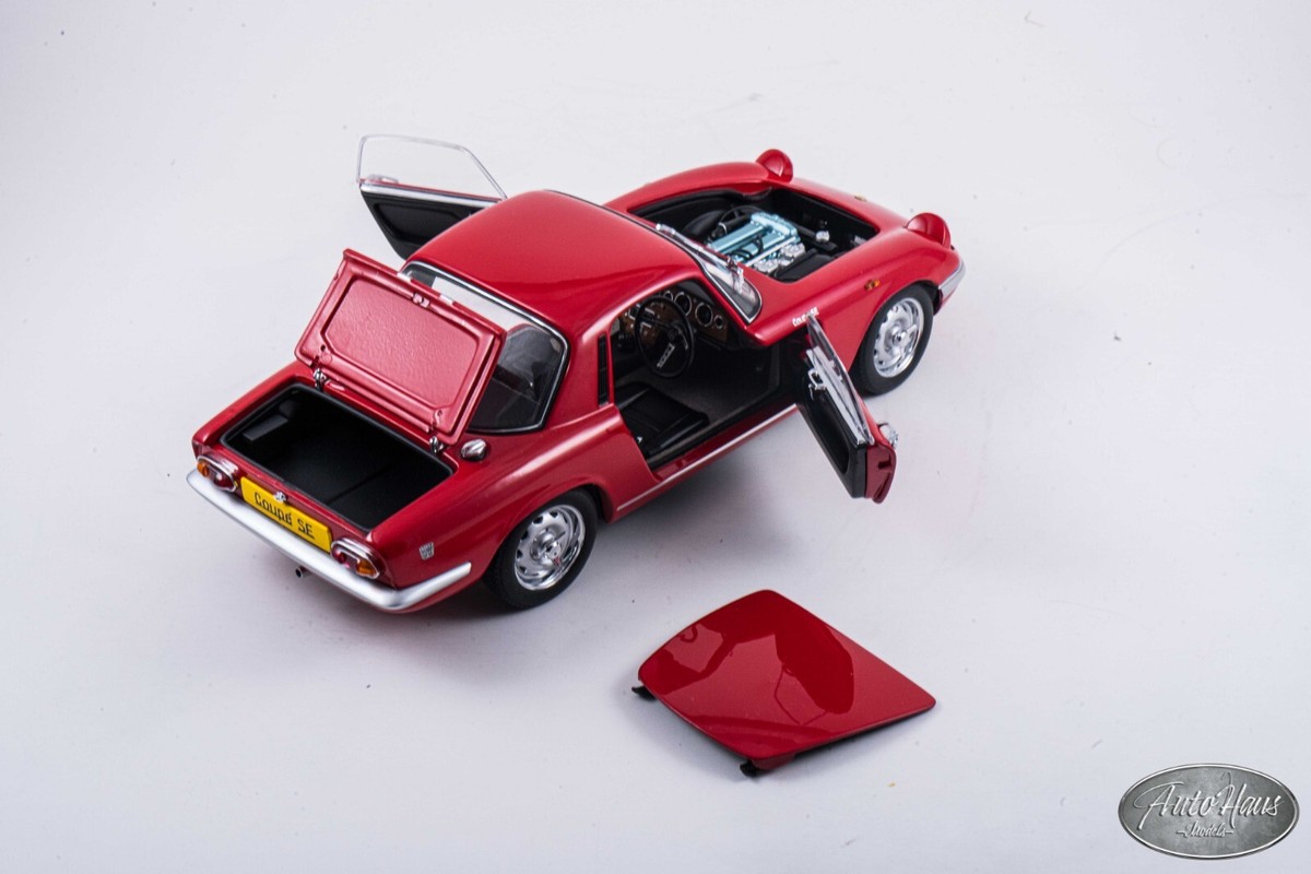 1/18 Autoart 1966 LOTUS ELAN S/E COUPE RED 🤝ALSO OPEN FOR TRADE
