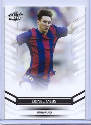 LIONEL MESSI 2016 LEAF DRAFT (Exklusive Ausgabe) Karte Nr. 17! Mit Top Loader!