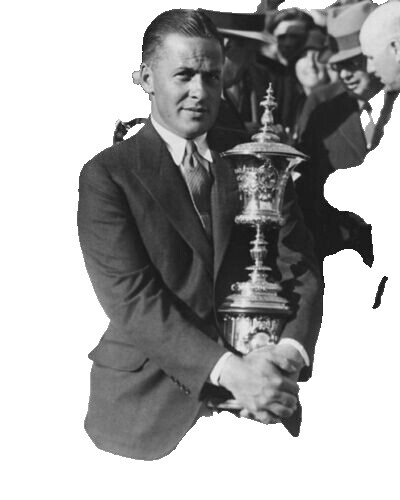 Impression Vintage Bobby Jones – Putting 18th Green, St Andrews – 1930 – Golf