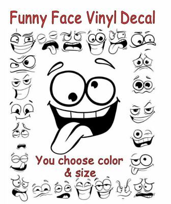  Meme Face Challenge Accepted Funny 6 Vinyl Sticker Car Decal  (6 Black)