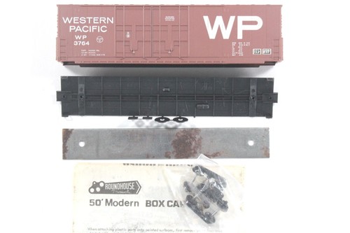 HO Roundhouse Western Pacific 50 ft Hi-Cube Offset 2D PD Box Car #3764 caja incorrecta | Zustand: New