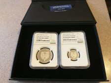 2017 aldemey 1 Sov 8 g & 2 sov. 16 g first platinum sovereign both with ngc pf70 8581.72 per troy oz