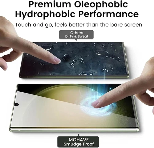 Evotech Screen Protector For Samsung Galaxy S25 S24 HD Anti-Peep Tempered Film - Picture 3 of 8