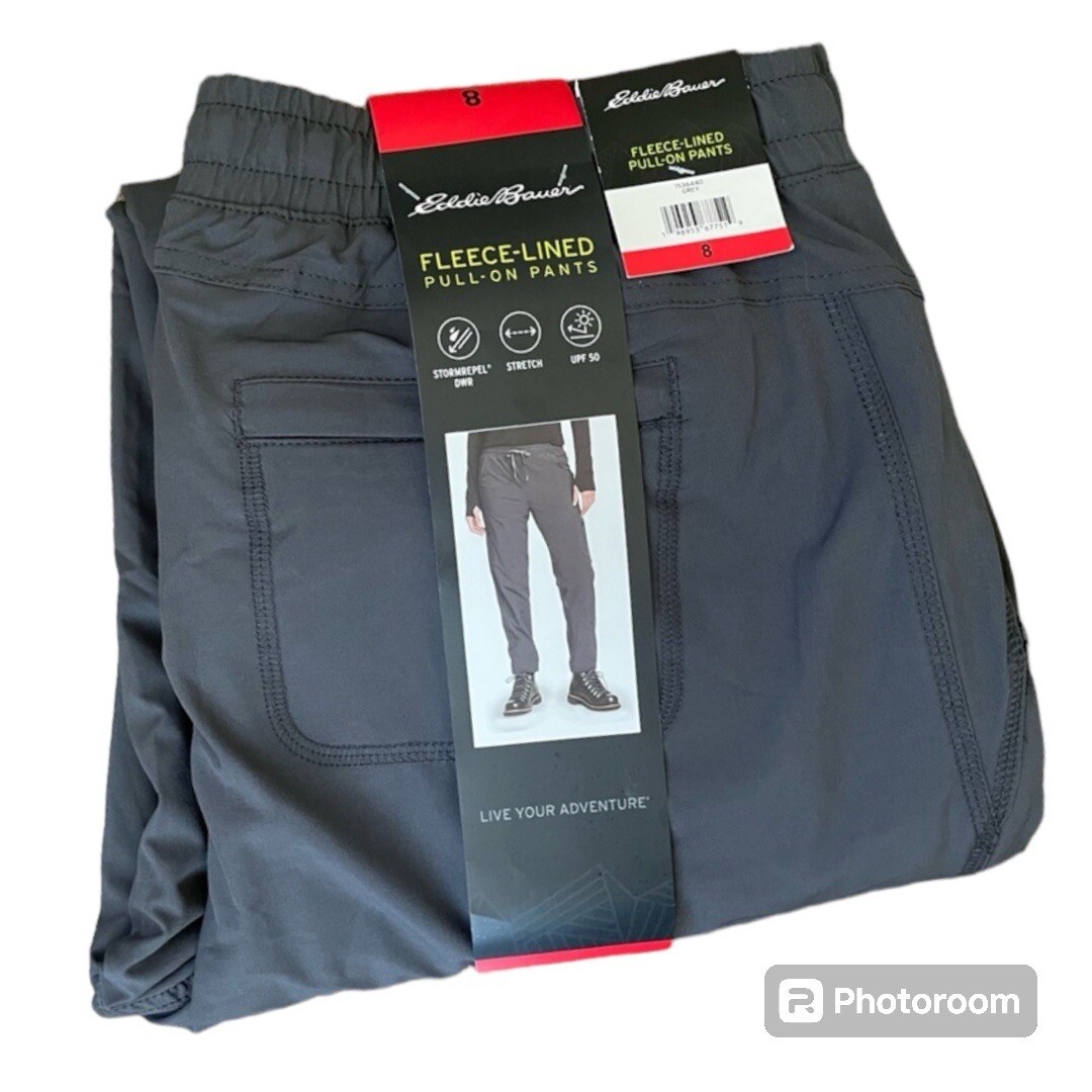 Eddie Bauer Women's Fleece Lined Pull On Pants