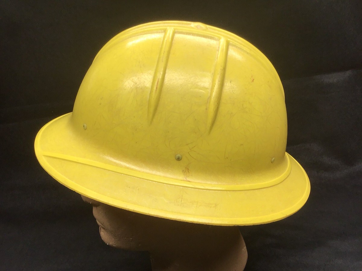 50～60’s US vintage Hargo帽子を深く被ったこどものブローチ Vintage Jackson Hard Hat SH-1 Fiberglass Full Brim Safety