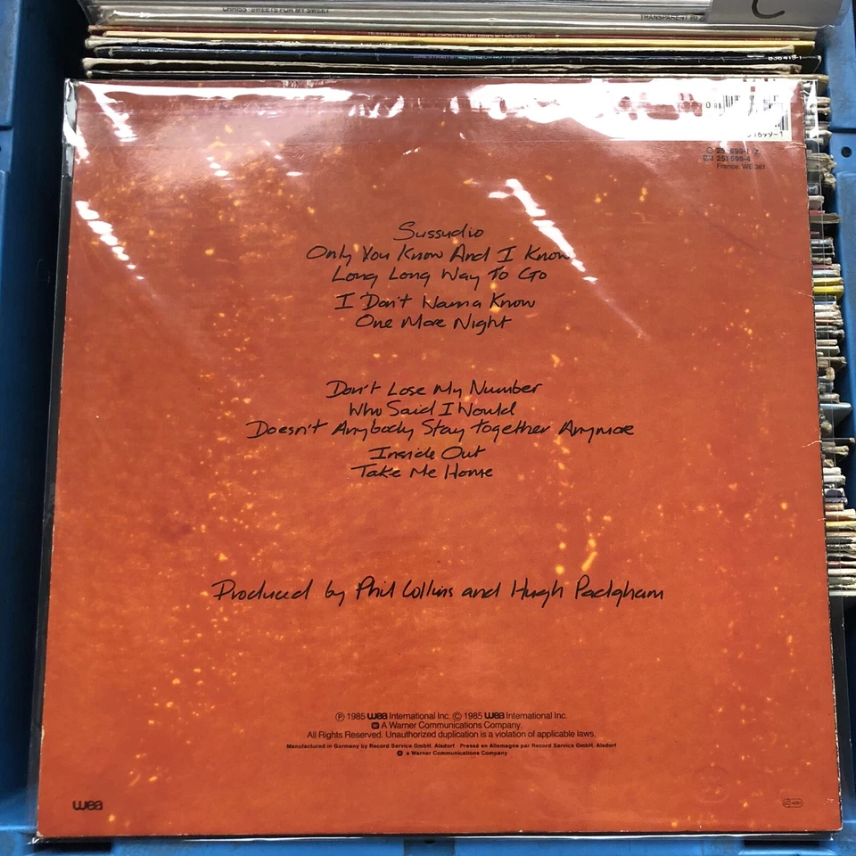 LP Vinyl - Phil Collins - No Jacket Required - Ois - WEA Rec. - 1985 - - Bild 2 von 4