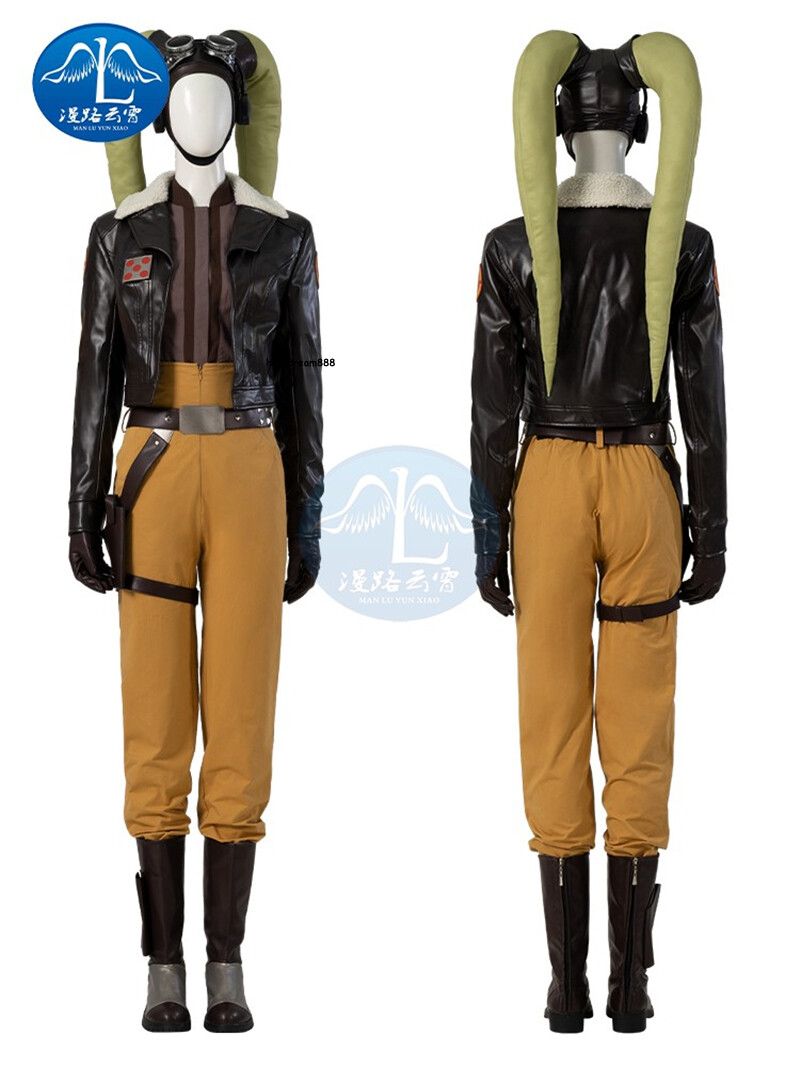ゆん Star Was Ahsoka Hera Syndulla Cosplay Costume Dress Women Outfit