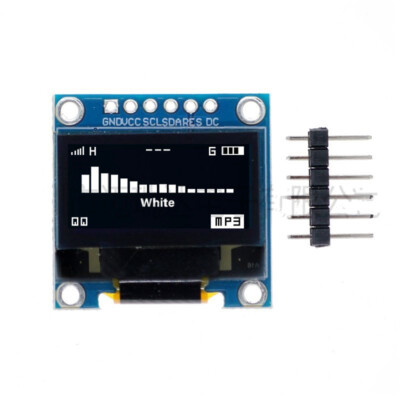 1pcs 0.96 Inch 6Pin 12864 SPI IIC I2C SSD136 Display Module