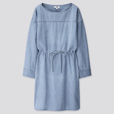 uniqlo u denim dress uniqlo u denim dress SOLD. THANK YOU  Size S bust 88 waist 66 hips 70 Like  new