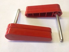 Bally anni 70 80 flipper pinne rosse pipistrelli set di 2 baci, Evel Knievel