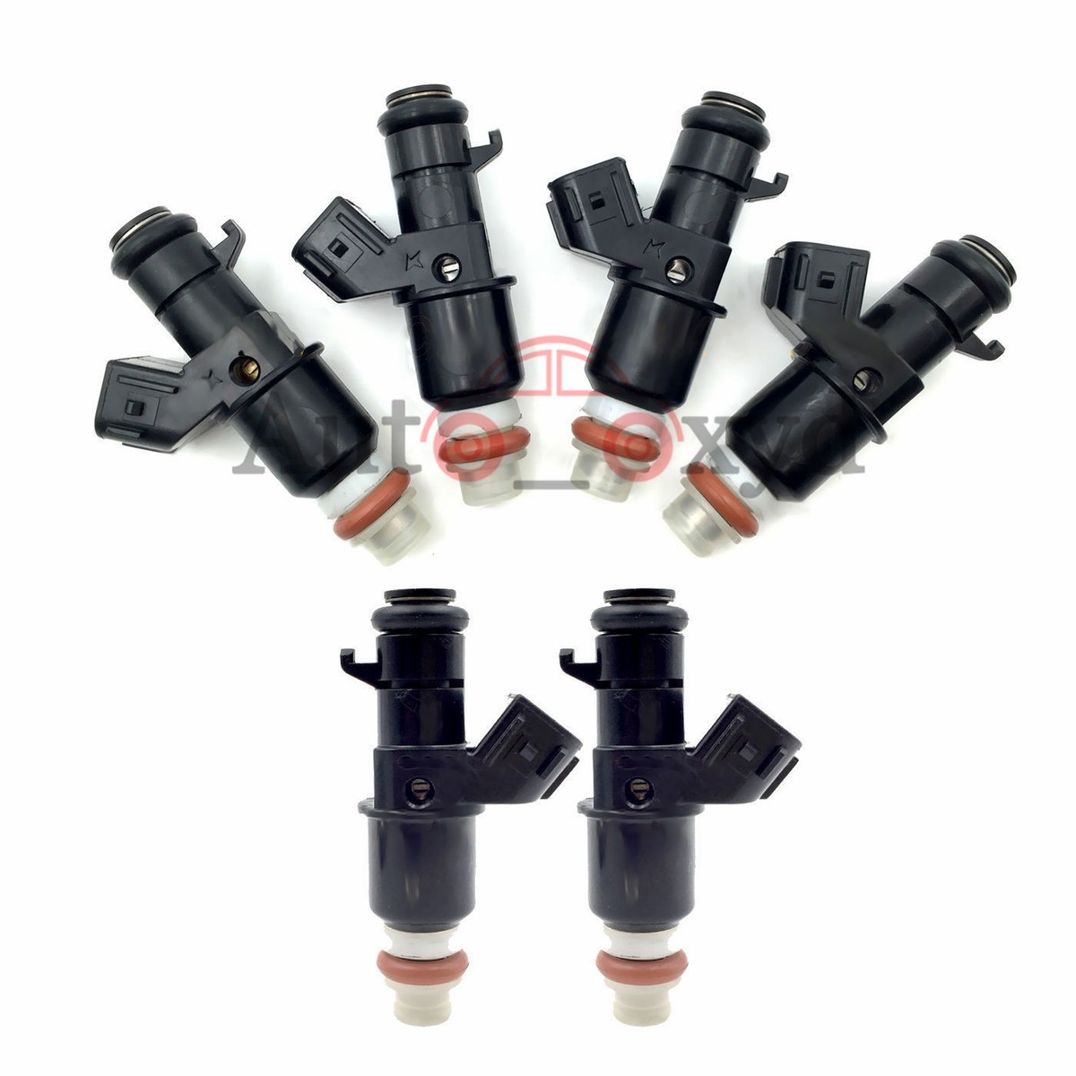 Set of 6 Fuel Injectors Nozzle 16450-RZP-003 For Honda Pilot
