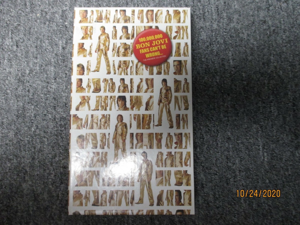 Bon Jovi 1,000,000,000 Fans Can't Be Wrong 4 CD 1 DVD Box Set NM