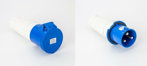 63amp + 125amp 230V 3PIN BLUE INDUSTRIAL PLUG + SOCKET SET IP44 FREE DELIVERY - Picture 9 of 11
