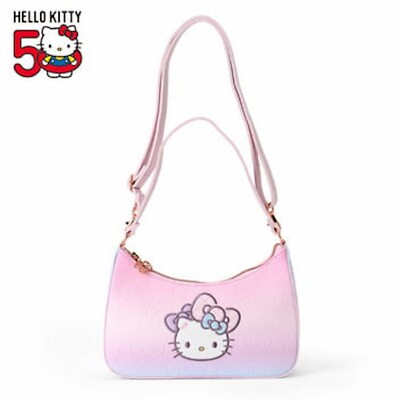 Sanrio 2WAY Umhängetasche Hello Kitty 50. Die modischen Bänder Geburtstag