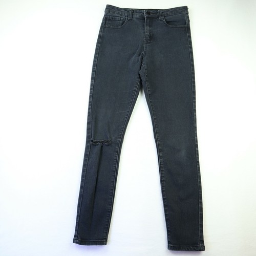 Forever 21 Black Denim Skinny Jeggings 