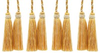 Vorhang Zugband,Stil # Ict ,Farbe #B2523 - Kanarienvogel Elfenbein Gold [ Set Of