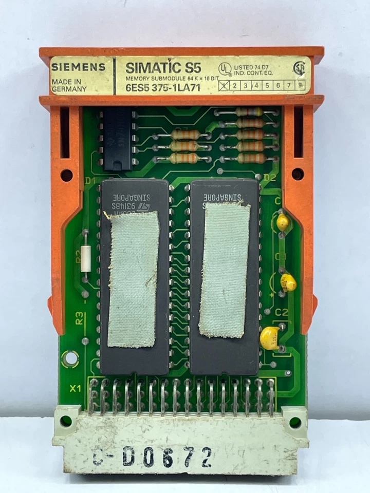 Siemens Simatic S5 6ES5 375-1LA71 Speicher Submodule 64K X 8 Bit Eprom - Bild 2 von 4