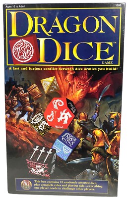 TSR Dragon Dice Game Starter Set Box Vintage 1995 BRAND NEW SEALED Lester Smith
