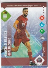 Panini Road to Qatar World Cup Karte 2022 Nr. 315 Hassan Alhaydos Goal Machine