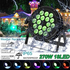 18X15W LED Par Light IP65 Waterproof DMX RGBW Strobe Party Lights DJ Disco Show