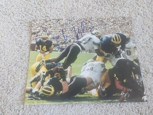 Michigan Wolverines Football Running Back Chris Floyd Autographed 8x10 Photo COA