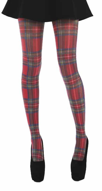 Red Tartan Ladies Women Pamela Mann 