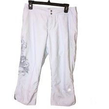 Nike ACG Straight Leg Cropped Athletic Pants Baby Blue Womens 8 Y2K