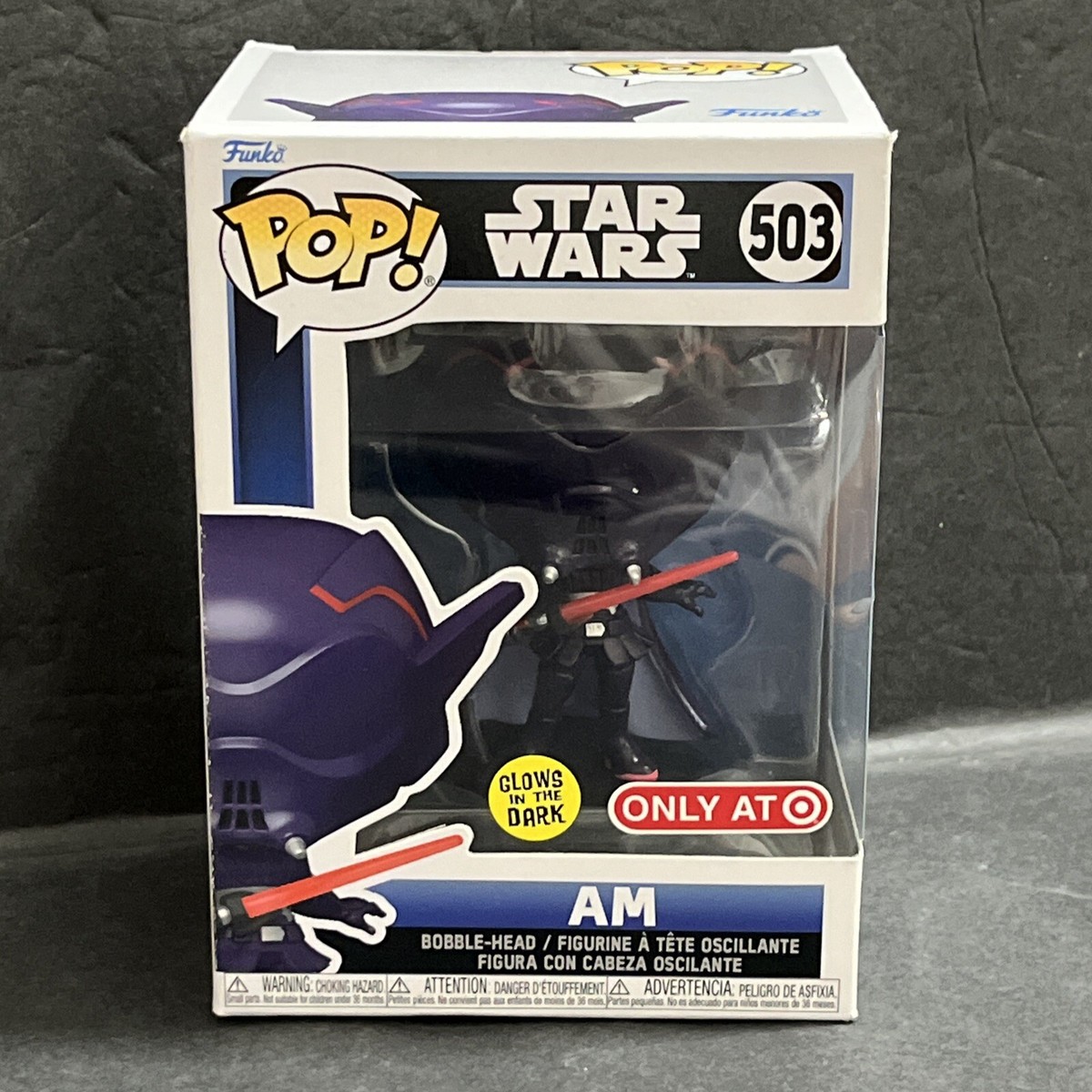 Funko Pop! Star Wars #503 “AM” GITD Only At Target Exclusive