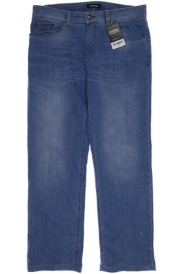 Walbusch Jeans Herren Hose Denim Jeanshose Gr. EU 50 Baumwolle Leder... #3103279