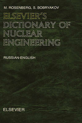 Elsevier's Dictionary of Nuclear Engineering Luisa Hardback JAI Press