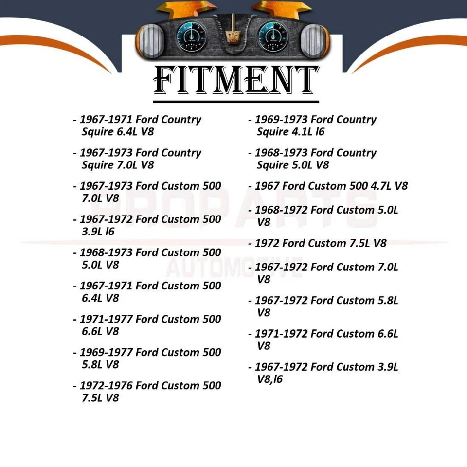 Bomba de dirección asistida BBB Industries para Ford Bronco 1975|Ford Galaxie 1967 Foto 3 de 4