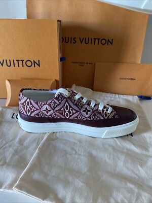 Louis Vuitton Since 1854 Stellar Sneakers Size 37.5 Bordeaux