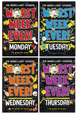 Worst Week Ever! Series 4 Books Collection Set - Ages 8+ - Paperback