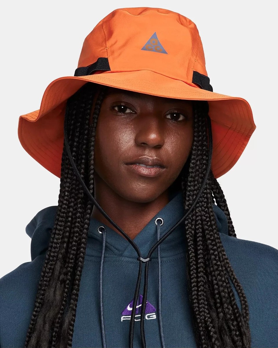 Nike Apex ACG Gore-Tex Bucket Hat Campfire Orange Unisex Sz Small
