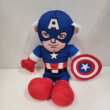 Marvel SuperHero Squad CAPTAIN AMERICA Small Plush Doll
