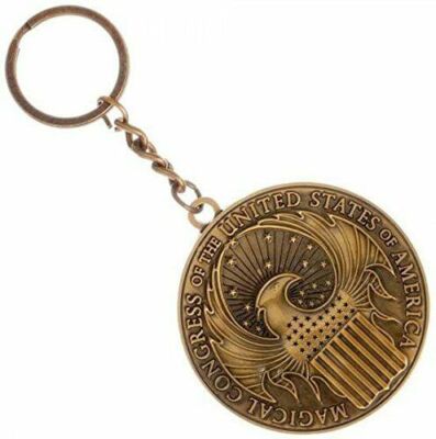 Harry Potter Fantastic Beasts MACUSA Key Chain (Brass)