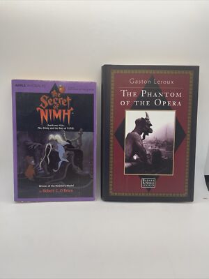 The Phantom of the Opera by Gaston Leroux HC & The Secret Of Nimh By R. O Brien