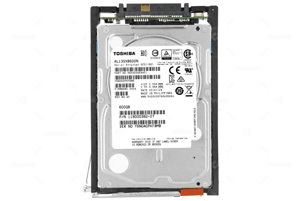 005050846 EMC HDD 600GB 15K SAS 6G 2.5" SFF HOT-SWAP - Imagen 3 de 4
