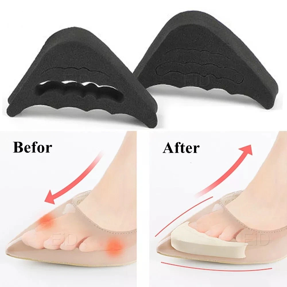 Stop Heels From Slipping|silicone Forefoot Pads For Women - High Heel  Insoles & Pain Relief